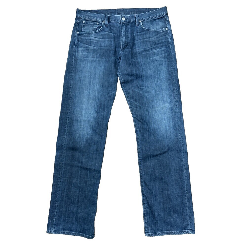 Citizens of Humanity Perfect Jeans Mens 36x32 Casual Straight Sterling Blue USA